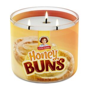 Goose Creek Little Debbie Honey Buns Three Wick Candle NWT